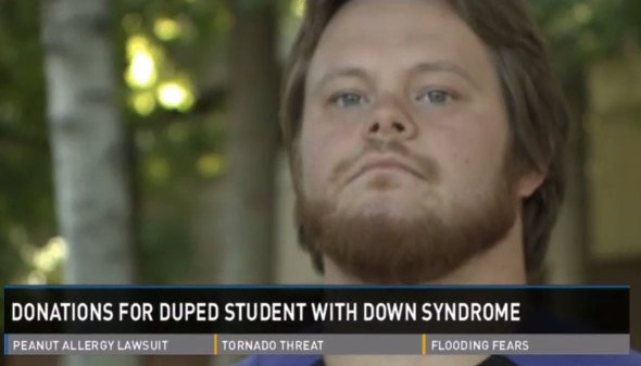 Donations help student with Down syndrome who was scammed