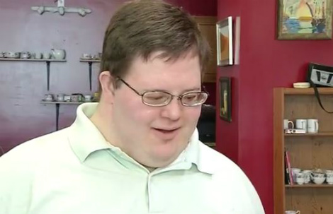 s_Man with Down syndrome opening coffee shop